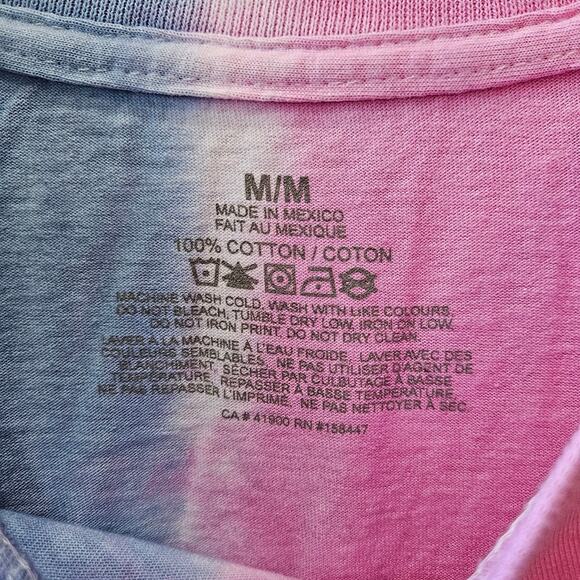 Jaro Forest Parks Tie Dye Blue Pink Short Sleeve Tee Size Medium - Picture 3 of 6